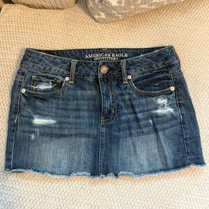 American Eagle Denim Mini Skirt